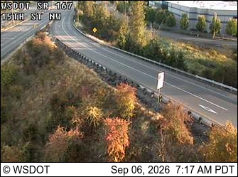 SR 167 at MP 15.8: 15th St NW live camera view