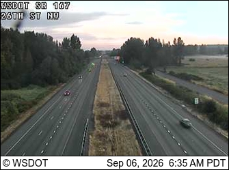 SR 167 at MP 16.3: 26th St NW live camera view
