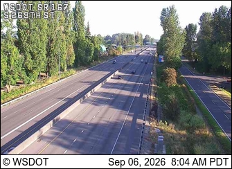 SR 167 at MP 18.5: S 269th St live camera view