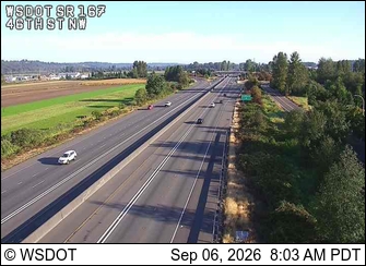 SR 167 at MP 17.6: 46th St NW live camera view