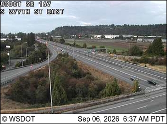 SR 167 at MP 17.9: S 277th St, East live camera view