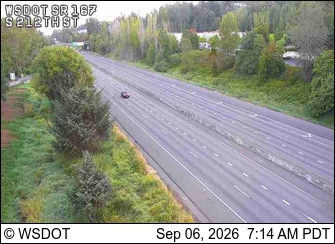 SR 167 at MP 22.4: S 212th St live camera view