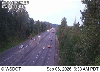 SR 167 at MP 23.3: S 198th St live camera view