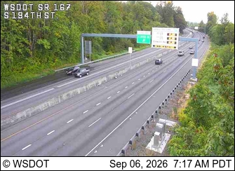 SR 167 at MP 23.5: S 194th St live camera view
