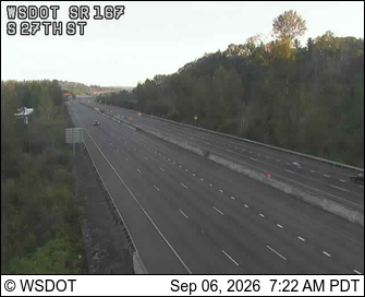 SR 167 at MP 25.3: S 27th St live camera view