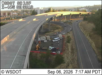 SR 167 at MP 26.1: I-405, SE Quad live camera view