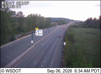 SR 167 at MP 25.7: S 22nd St live camera view