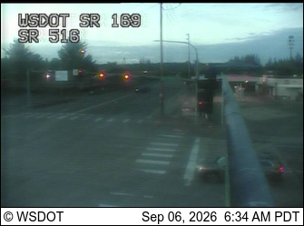 SR 169 at MP 11.4: SR 516 Interchange live camera view