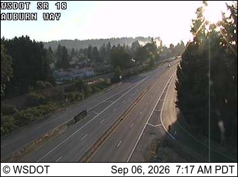 SR 18 at MP 4.2: Auburn Way live camera view