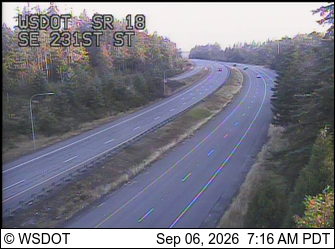 SR 18 at MP 15.7: SE 231st St live camera view