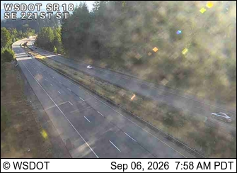 SR 18 at MP 16.3: SE 221st St live camera view