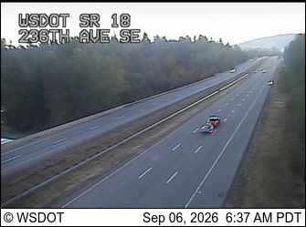 SR 18 at MP 17.4: 236th Ave SE live camera view