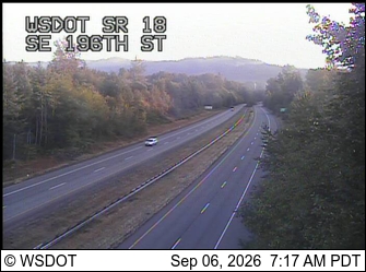 SR 18 at MP 19.2: SE 196th St live camera view