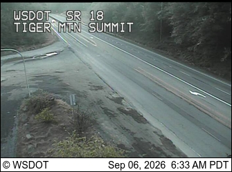 SR 18 at MP 23.5: Tiger Mountain live camera view