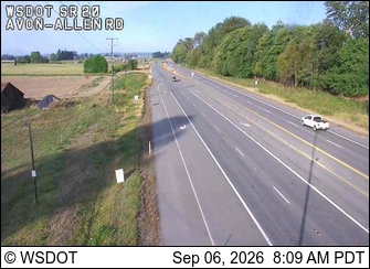 SR 20 at MP 57.5: Avon Allen Rd live camera view
