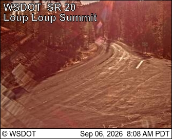 SR 20 at MP 214.5: Loup Loup (Looking East) live camera view