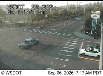 SR 202 at MP 0.3: NE 175th St live camera view