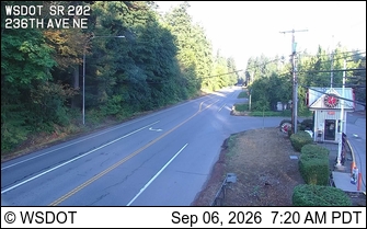SR 202 at MP 12.26: 236th Ave NE live camera view