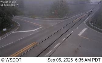 SR 203 at MP 5.2: NE Tolt Hill Rd live camera view
