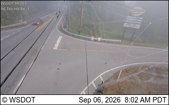 SR 203 at MP 5.2: NE Tolt Hill Rd live camera view