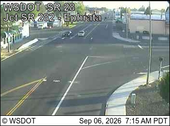 SR 28 at MP 46.5: SR 282 Interchange (Ephrata) live camera view