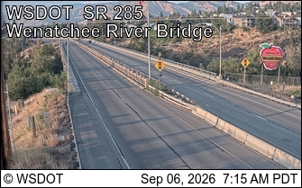 SR 285 at MP 4: N. Wenatchee Ave. live camera view