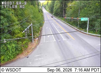 SR 3 at MP 56: Tytler Rd Looking South live camera view