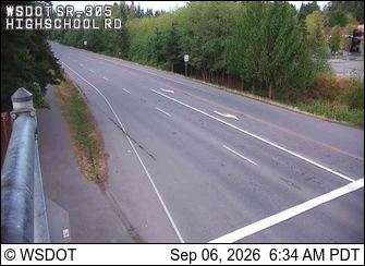 SR 305 @ MP 1: High School Rd live camera view