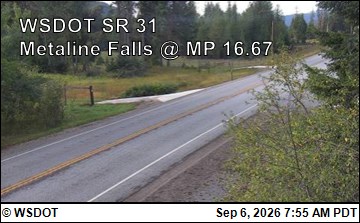 SR 31 at MP 16.6: Metaline Falls live camera view
