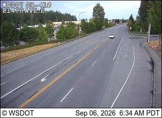 SR 410 at MP 15.6: 214th Ave E live camera view