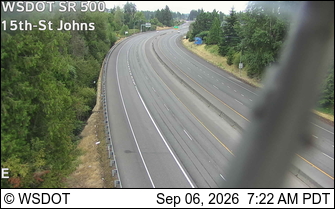 SR 500 at MP 0.6: 15th St.--St. Johns Blvd live camera view