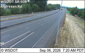 SR 500 at MP 3.3: Andresen Rd live camera view