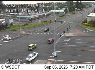 SR 500 at MP 5.9: Fourth Plain Blvd (SR 503) live camera view