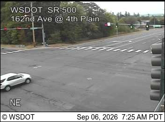 SR 500 at MP 10.1: 162nd Ave & 4th Plain live camera view