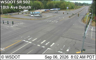 SR 502 at MP 0.6: 10th Ave live camera view