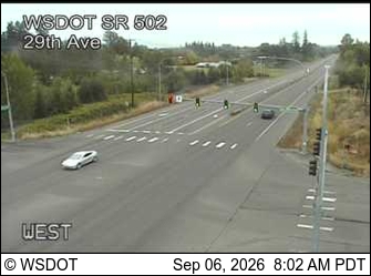 SR 502 at MP 1.6: NE 29th Ave live camera view