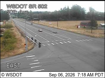 SR 502 at MP 2.6: NE 50th Ave live camera view