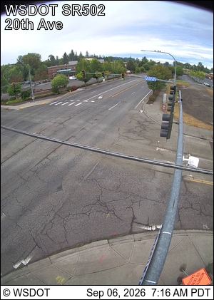 SR 502 at MP 5.8: 20th Ave live camera view