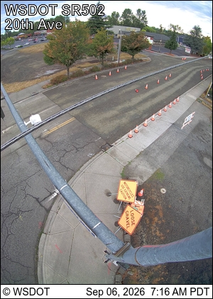 SR 502 at MP 5.8: 20th Ave live camera view