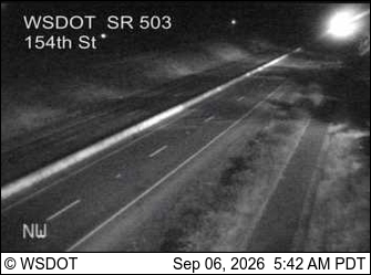 SR 503 at MP 4.7: 154th St live camera view