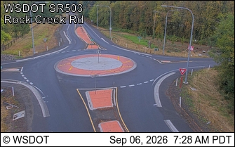 SR 503 at MP 13.7: Rock Creek Rd live camera view