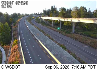 SR 509 @ MP 21.14: SR 99 Intersection live camera view