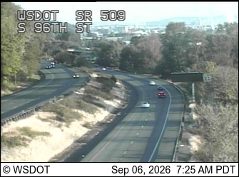 SR 509 at MP 28.9: S 96th St live camera view
