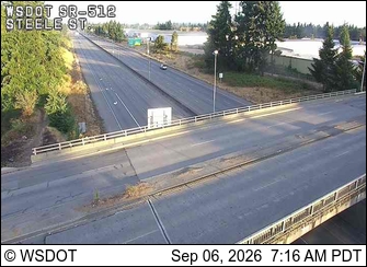SR 512 at MP 0.6: Steele St live camera view