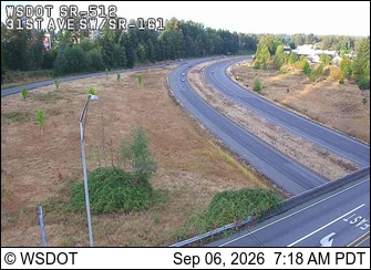 SR 512 at MP 8.7: SR 161 (South Hill) live camera view