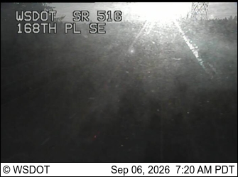 SR 516 at MP 11.6: 168th Pl SE live camera view