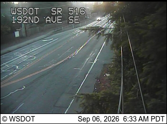 SR 516 at MP 13.1: 192nd Ave SE live camera view