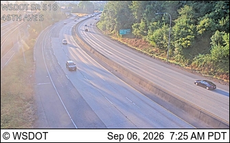 SR 518 at MP 3.2: 46th Ave S live camera view