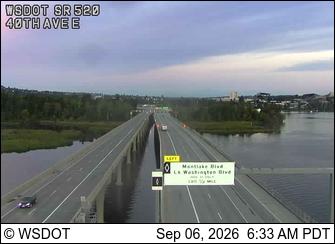 SR 520 at MP 1.9: 40th Ave E live camera view
