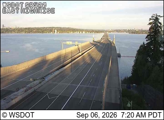 SR 520 at MP 4: East Highrise live camera view